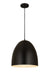 Z-Lite 6012P19-SBK Z Studio Dome Pendant Three Light Pendant, Satin Black Alternate Image.jpg