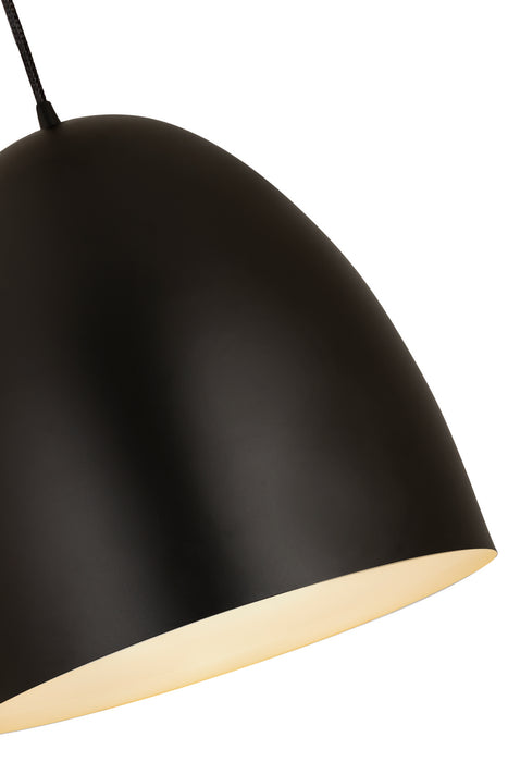 Z-Lite 6012P19-SBK Z Studio Dome Pendant Three Light Pendant, Satin Black Alternate Image 4.jpg