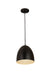 Z-Lite 6012P9-SBK Z Studio Dome Pendant One Light Pendant, Satin Black Alternate Image 2.jpg