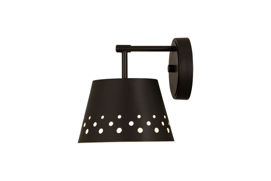 Z-Lite 6014-1S-MB Katie One Light Wall Sconce, Matte Black Alternate Image 2.jpg