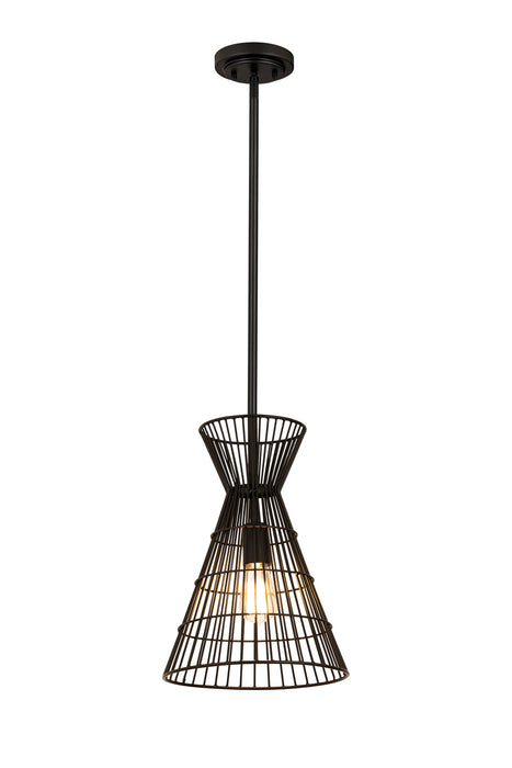 Z-Lite 6015MP-MB Alito One Light Mini Pendant, Matte Black Alternate Image.jpg