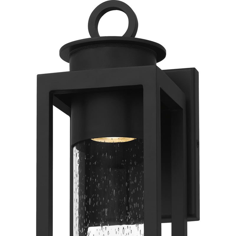 Quoizel DGL8405MBK Donegal One Light Outdoor Wall Mount, Matte Black Alternate Image 4.jpg