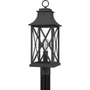 Quoizel ELB9009MB Ellerbee One Light Outdoor Post Mount, Mottled Black Alternate Image.jpg