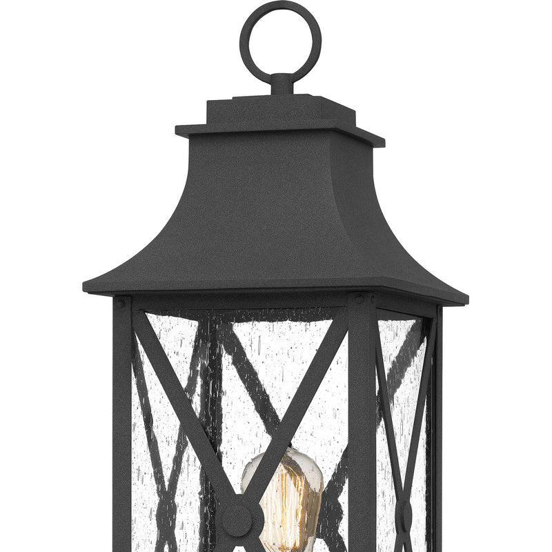 Quoizel ELB9009MB Ellerbee One Light Outdoor Post Mount, Mottled Black Alternate Image 4.jpg