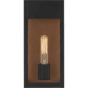 Quoizel MAE8406MBK Maren One Light Outdoor Wall Mount, Matte Black Alternate Image 2.jpg