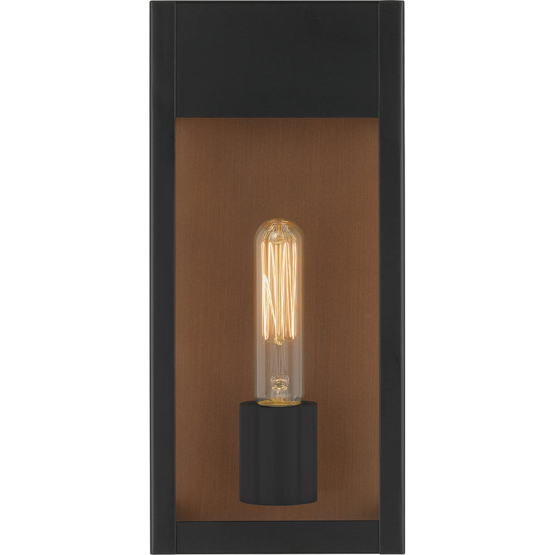Quoizel MAE8406MBK Maren One Light Outdoor Wall Mount, Matte Black Alternate Image 2.jpg