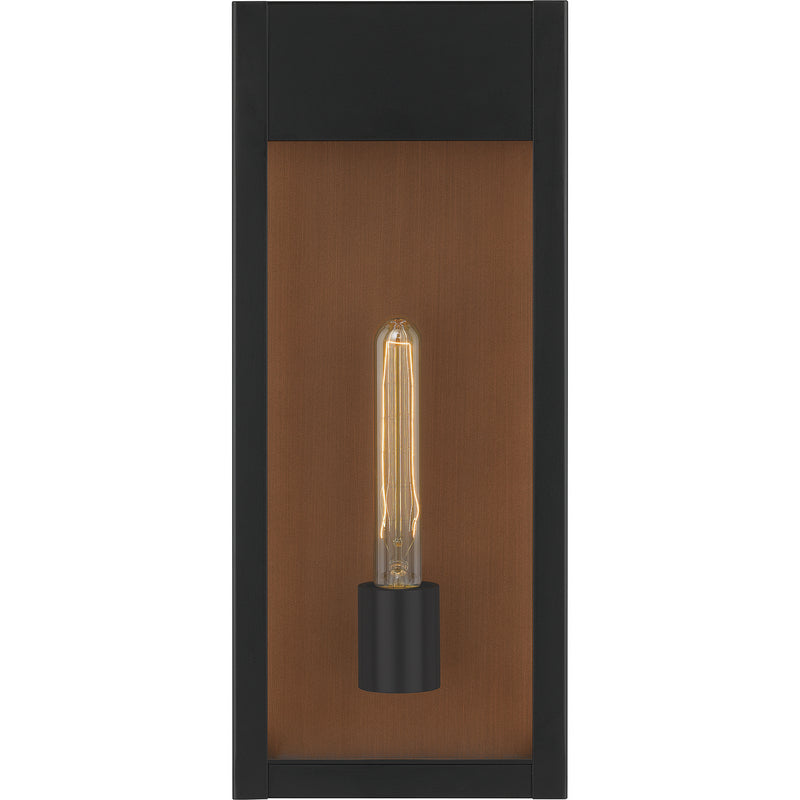 Quoizel MAE8408MBK Maren One Light Outdoor Wall Mount, Matte Black Alternate Image 2.jpg
