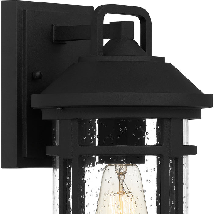 Quoizel QUY8407EK Quincy One Light Outdoor Wall Mount, Earth Black Alternate Image 4.jpg