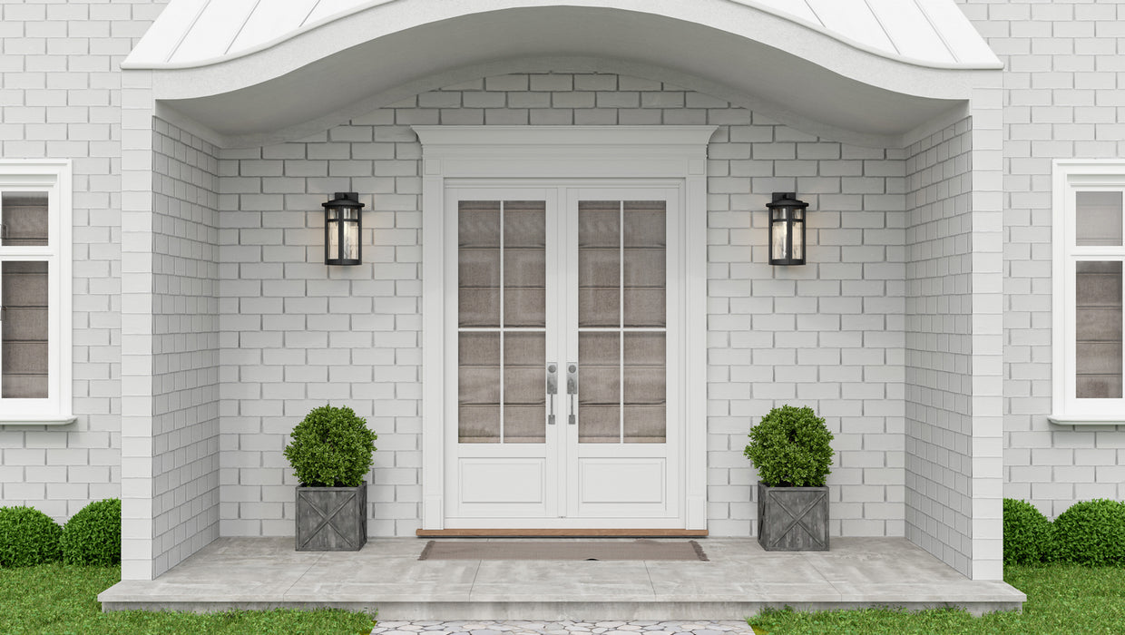 Quoizel UMA8408MBK Uma One Light Outdoor Wall Mount, Matte Black Alternate Image.jpg