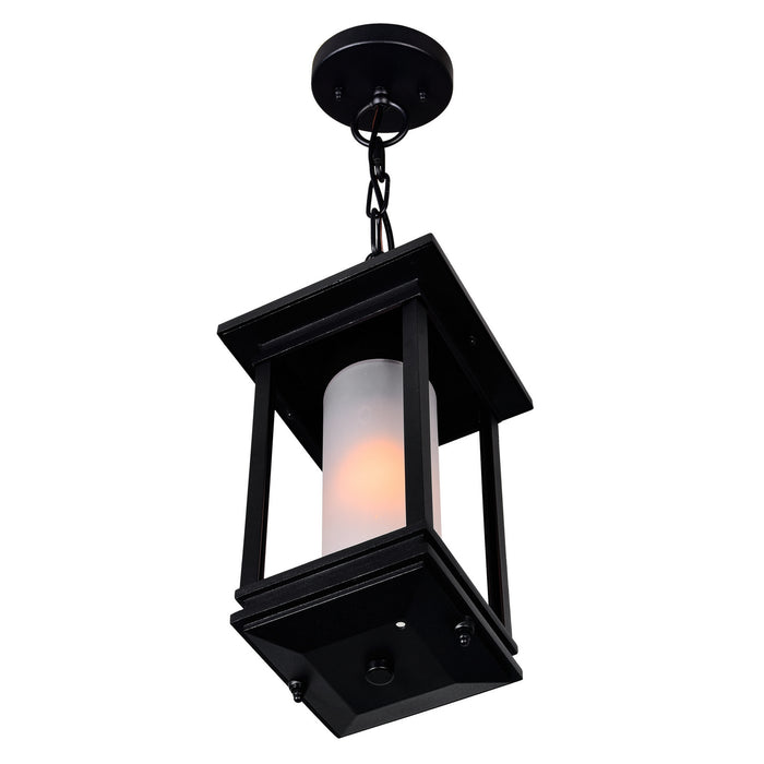 CWI Lighting 0412P7-1-101 Granville One Light Outdoor Hanging Pendant Black Alt 2.jpg