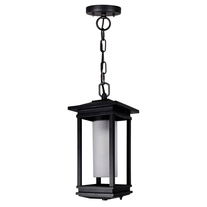 CWI Lighting 0412P7-1-101 Granville One Light Outdoor Hanging Pendant Black Alt 5.jpg