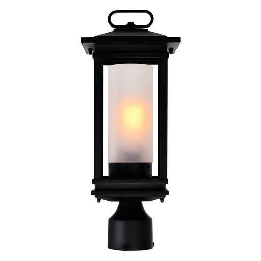 CWI Lighting 0412PT7-1-101 Granville One Light Outdoor Lantern Head Black Alt 1.jpg