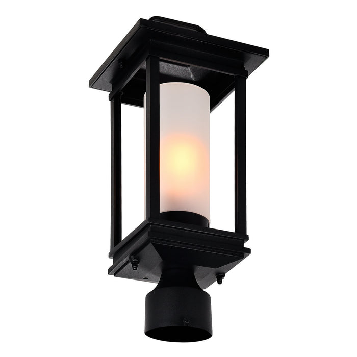 CWI Lighting 0412PT7-1-101 Granville One Light Outdoor Lantern Head Black Alt 2.jpg