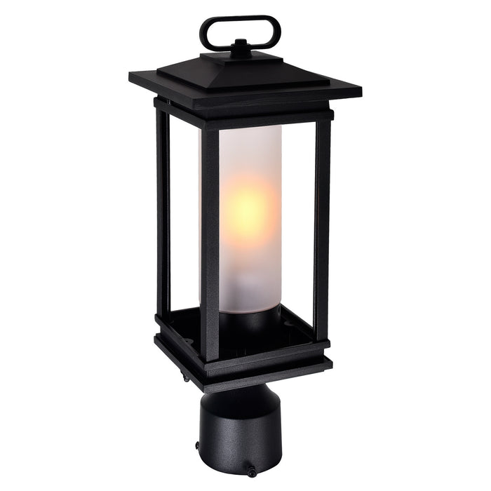 CWI Lighting 0412PT7-1-101 Granville One Light Outdoor Lantern Head Black Alt 3.jpg