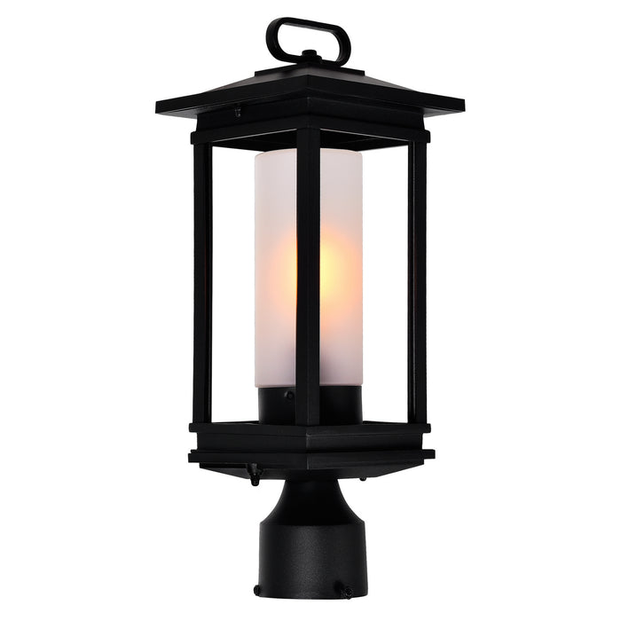 CWI Lighting 0412PT7-1-101 Granville One Light Outdoor Lantern Head Black Alt 5.jpg