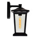 CWI Lighting 0413W8-1-101 Leawood One Light Outdoor Wall Lantern, Black Alternate Image.jpg