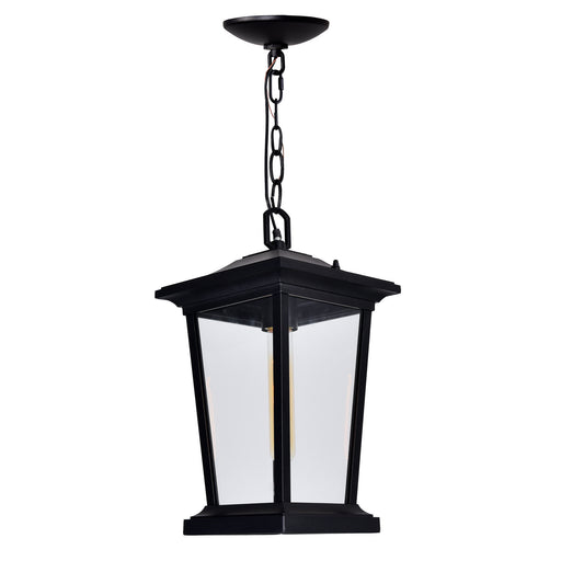 CWI Lighting 0413P8-1-101 Leawood One Light Outdoor Hanging Pendant Black Alt 1.jpg