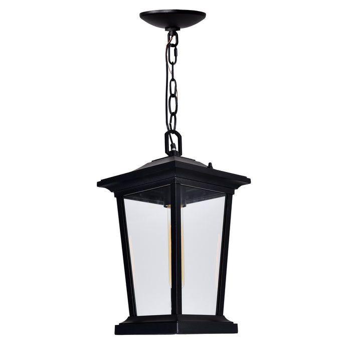 CWI Lighting 0413P8-1-101 Leawood One Light Outdoor Hanging Pendant, Black Alternate Image.jpg