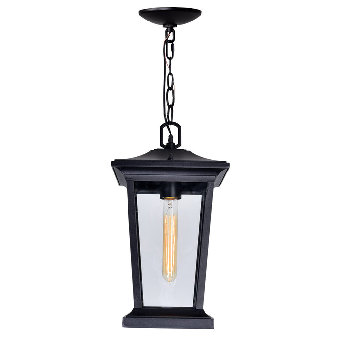 CWI Lighting 0413P8-1-101 Leawood One Light Outdoor Hanging Pendant, Black Alternate Image 2.jpg