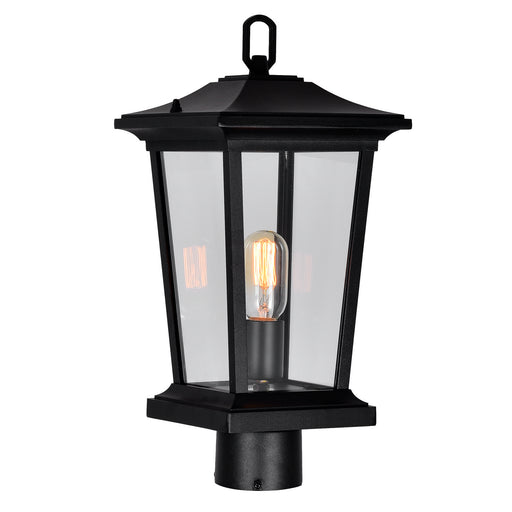 CWI Lighting 0413PT8-1-101 Leawood One Light Outdoor Lantern Head Black Alt 1.jpg