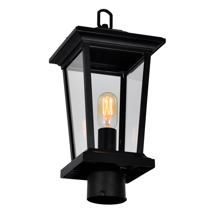 CWI Lighting 0413PT8-1-101 Leawood One Light Outdoor Lantern Head Black Alt 2.jpg