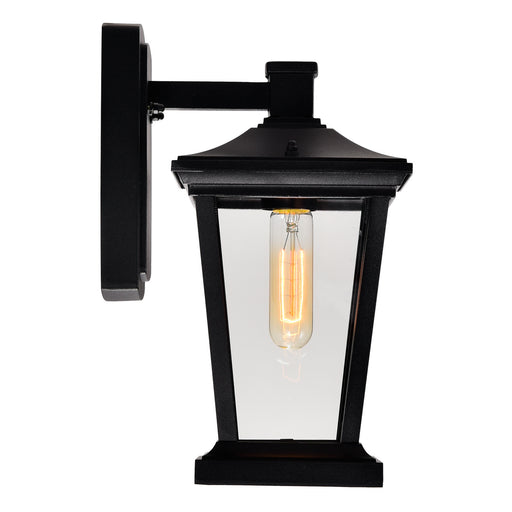 CWI Lighting 0413W7-1-101 Leawood One Light Outdoor Wall Lantern Black Alt 1.jpg