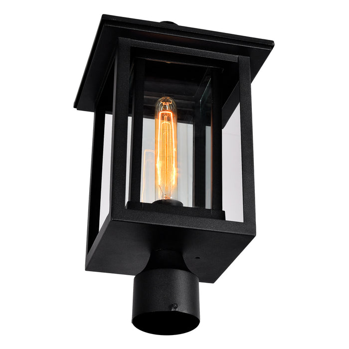 CWI Lighting 0414PT10-1-101 Winfield One Light Outdoor Lantern Head Black Alt 4.jpg