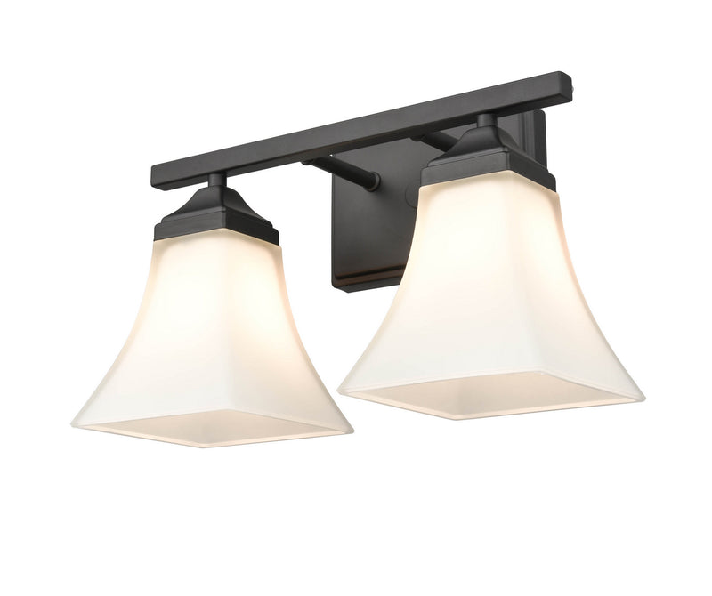 Millennium 4502-MB Two Light Vanity, Matte Black Alternate Image 2.jpg