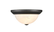Millennium 4601-MB Two Light Flushmount, Matte Black Alternate Image 2.jpg