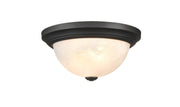 Millennium 4601-MB Two Light Flushmount, Matte Black Alternate Image 3.jpg
