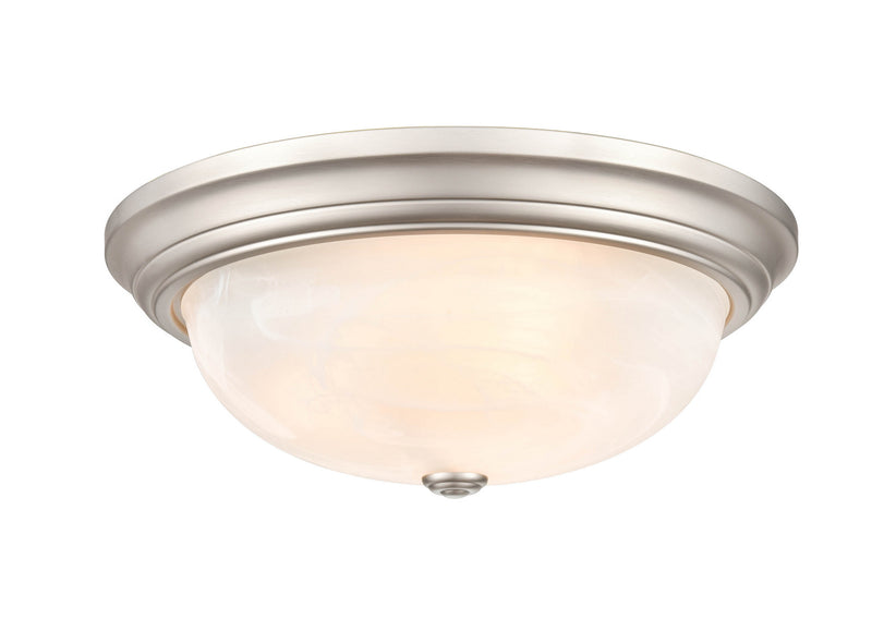 Millennium 4605-SN Three Light Flushmount, Satin Nickel Alternate Image 2.jpg