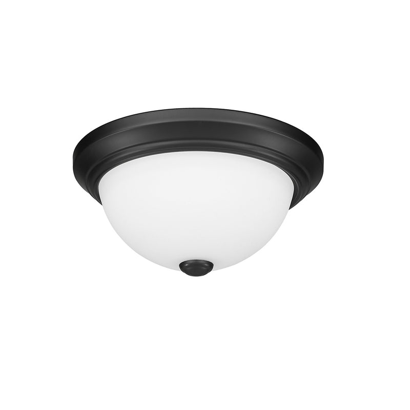 Millennium 4901-MB Two Light Flushmount, Matte Black Alternate Image 2.jpg