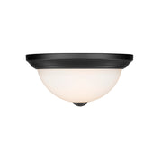 Millennium 4901-MB Two Light Flushmount, Matte Black Alternate Image 3.jpg