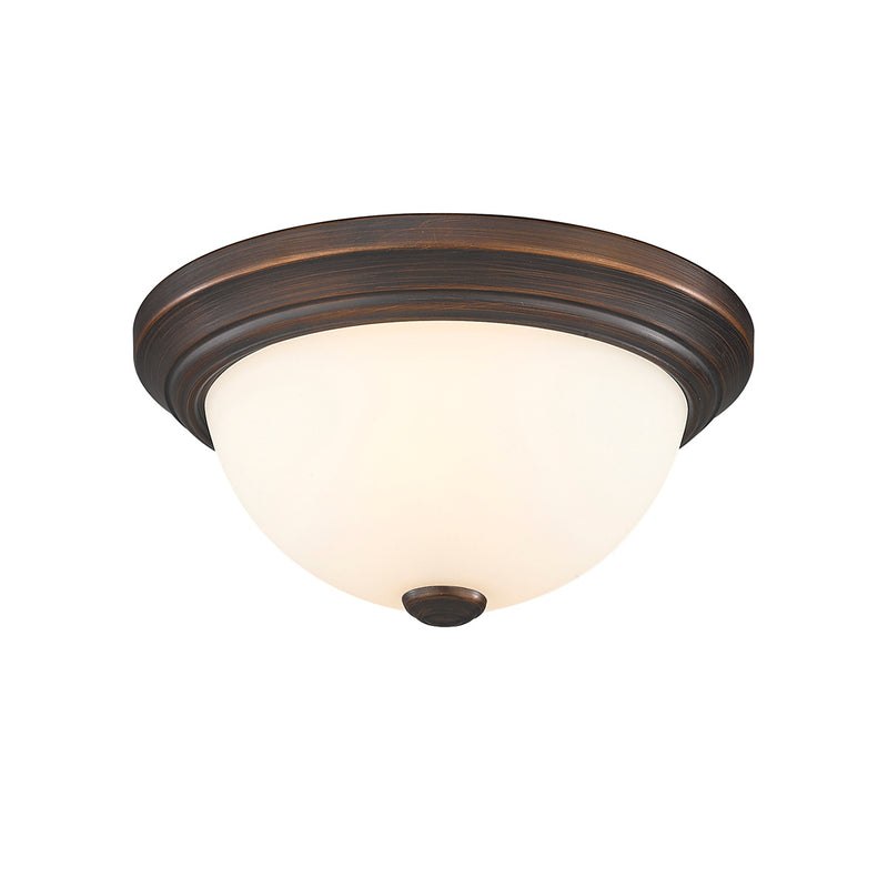 Millennium 4901-RBZ Two Light Flushmount, Rubbed Bronze Alternate Image 2.jpg