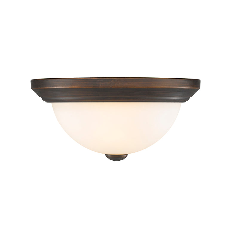 Millennium 4901-RBZ Two Light Flushmount, Rubbed Bronze Alternate Image 3.jpg