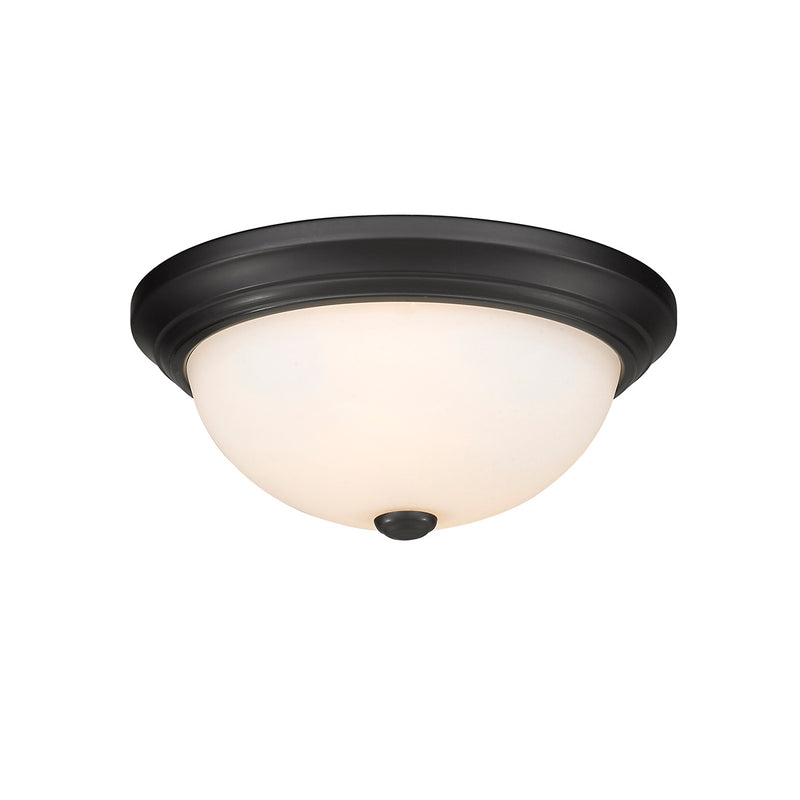 Millennium 4903-MB Two Light Flushmount, Matte Black Alternate Image.jpg