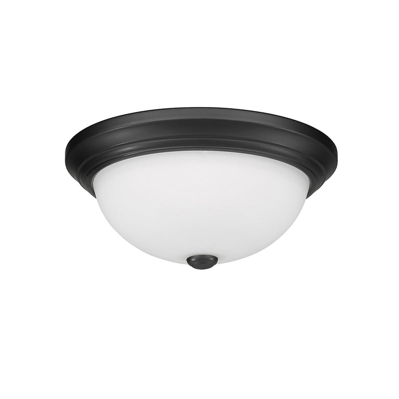 Millennium 4903-MB Two Light Flushmount, Matte Black Alternate Image 2.jpg