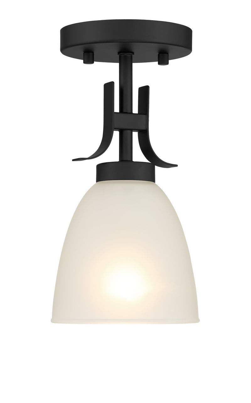 Minka-Lavery 4881-66A Kaitlen One Light Pendant / Semi Flush, Coal Alternate Image.jpg