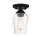 Minka-Lavery 4921-66A Shyloh One Light Pendant / Semi Flush, Coal Alternate Image.jpg