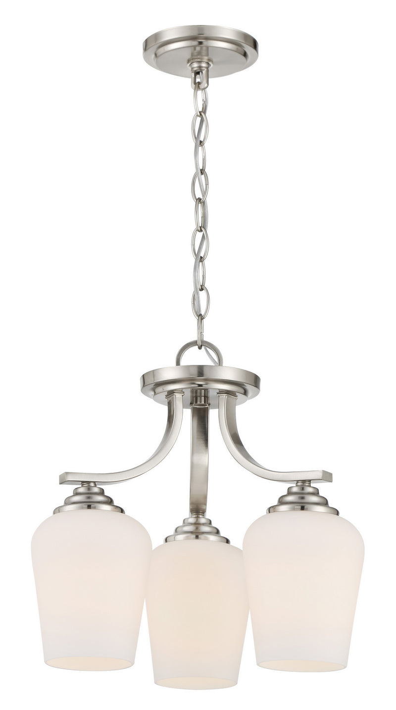 Minka-Lavery 4926-84 Shyloh Three Light Semi Flush / Chandelier, Brushed Nickel Alternate Image.jpg