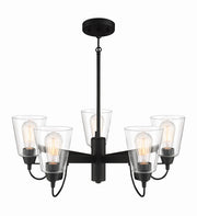 Minka-Lavery 3995-66A Beckonridge Five Light Chandelier, Coal Alternate Image.jpg