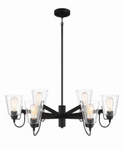 Minka-Lavery 3996-66A Beckonridge Six Light Chandelier, Coal Alternate Image.jpg