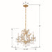 Crystorama 4474-GD-CL-I Maria Theresa Four Light Mini Chandelier Gold Alternate Image 4.jpg