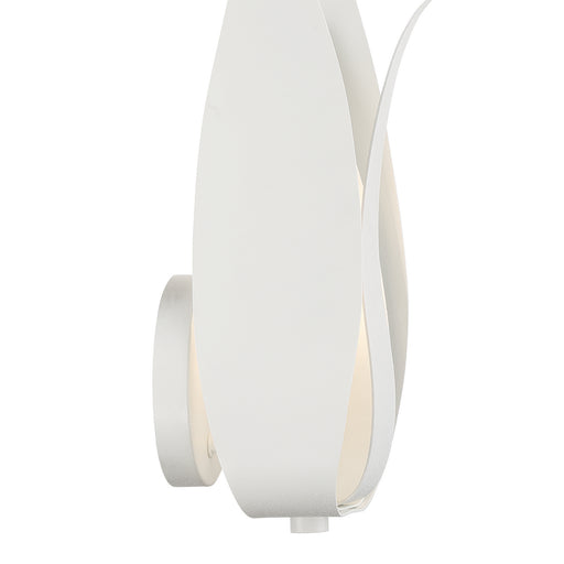Crystorama 511-MT Broche One Light Wall Sconce Matte White Alternate Image.jpg