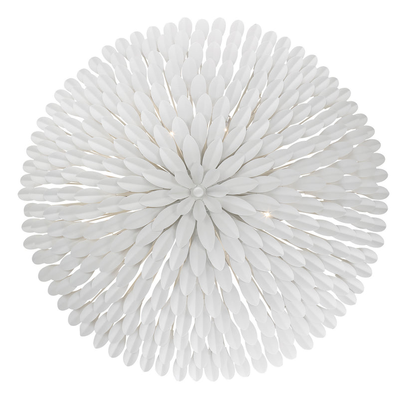 Crystorama 519-MT Broche Eight Light Chandelier Matte White Alternate Image.jpg