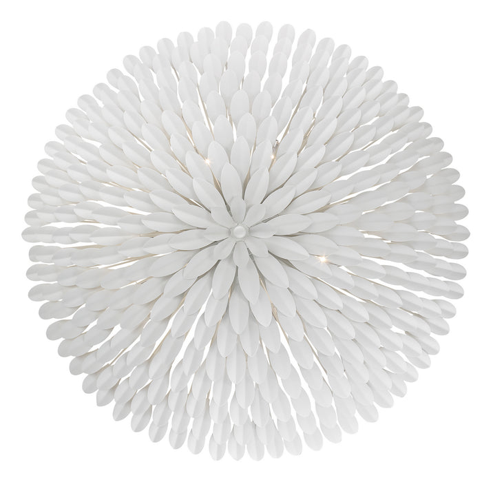 Crystorama 519-MT Broche Eight Light Chandelier Matte White Alternate Image.jpg