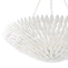 Crystorama 519-MT Broche Eight Light Chandelier Matte White Alternate Image 2.jpg