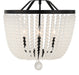 Crystorama 604-MK-FR Rylee Four Light Chandelier Matte Black Alternate Image.jpg