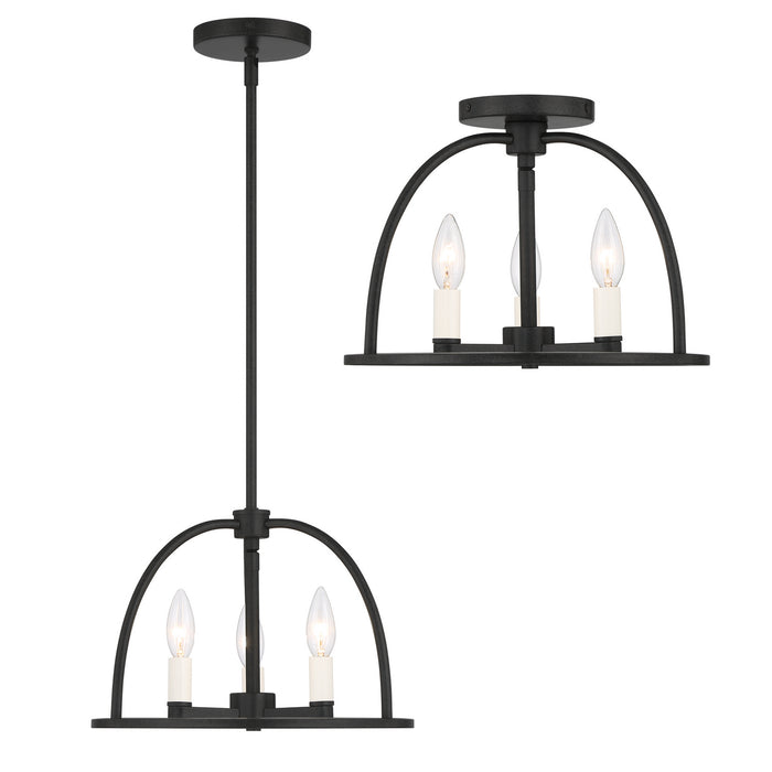 Crystorama ABB-3003-BK_CEILING Abbott Three Light Semi Flush Mount Black Alternate Image.jpg