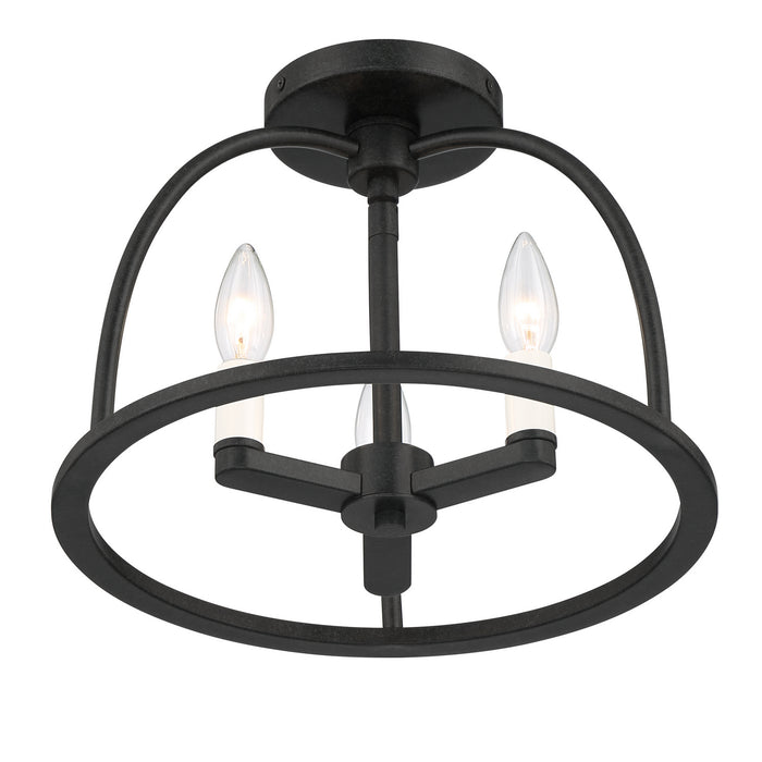 Crystorama ABB-3003-BK_CEILING Abbott Three Light Semi Flush Mount Black Alternate Image 2.jpg